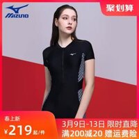 Đồ bơi Mizuno nữ che bụng giảm béo bảo thủ võ sĩ quyền Anh một mảnh 2023 mới cỡ lớn suối nước nóng áo tắm thông thường đồ bơi học sinh nữ đồ bơi giữ nhiệt nữ