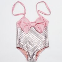 Đồ bơi nàng tiên cá cho bé gái dễ thương, vảy cá hoạt hình màu hồng công chúa