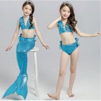 Đồ bơi nàng tiên cá đủ màu cho bé gái 120cm, 140cm