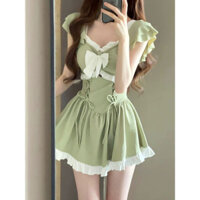 Đồ Bơi Nữ 2024 Một Mảnh Mùa Hè Phong Cách Mới Bảo Thủ Bao Bụng Ngọt Bơ Váy Boxer Cao Cấp Đồ Bơi