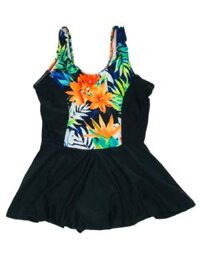Đồ bơi nữ liền váy sát nách PT M=>2XL, 29B9679 & 1948 (Bộ)