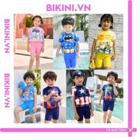 Đồ bơi trẻ em ,áo bơi LIỀN PHAO trợ nổi ,bộ liền có phao cho bé trai loại CAO CẤP chất LYCRA Hàn BIKINI.VN
