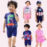 Đồ bơi trẻ em ,áo bơi LIỀN PHAO trợ nổi ,bộ liền có phao cho bé trai bé gái loại CAO CẤP (TT1)