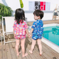 Đồ bơi trẻ em ,áo bơi LIỀN PHAO tự nổi ,bộ liền có phao cho bé trai loại CAO CẤP chất LYCRA Hàn