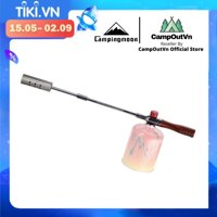 Đồ cắm trại đèn khò ga campingmoon campoutvn MT-3955 du lịch dã ngoại công suất lớn tay cầm dài an toàn gas sử dụng A081