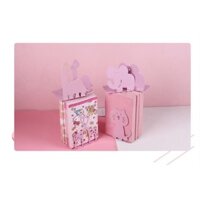 Đồ chặn sách trên kệ PINK048 Pink Xinh Decor cặp chặn sách để bàn chống trượt hình thú tiện dụng