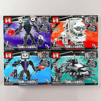 đồ chơi 1k lego squid game.đồ ngụy trang Minger MG1369 trẻ em xây dựng khối nhà vệ sinh đàn ông Titan TV đàn ông âm thanh đàn ông lắp ráp đồ chơi cậu bé hiện tại