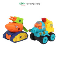 Đồ chơi 4 xe chuyên dụng lắp ghép VBC-R589-21D