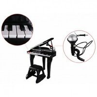 Đồ Chơi Âm Nhạc Cho Bé - Đàn Piano Cổ Điển Kèm Mic MÀU ĐEN - Winfun - 2045 Cho Bé Từ 3 Tuổi Trở Lên