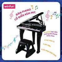 Đồ chơi âm nhạc cho bé - Đàn piano cổ điển kèm mic thu âm - Winfun - 2045 cho bé 3 tuổi trở lên