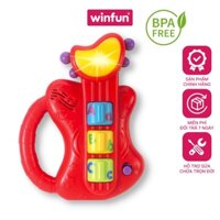 Đồ chơi âm nhạc đàn guitar Winfun  WF000641  đèn nhạc cho bé từ 6 tới 24 tháng