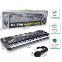 Đồ chơi âm nhạc đàn Piano cho bé - Đàn điện tử 61 phím kèm Mic và Cáp sạc