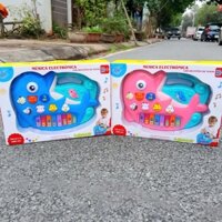 Đồ chơi âm nhạc - đàn piano hình cá heo đáng yêu cho bé trai,bé gái