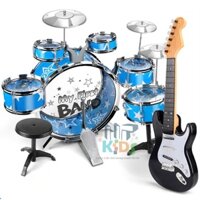 Đồ chơi âm nhạc, nhạc cụ bộ trống jazz drum lớn dành cho bé trai, bé gái.