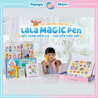 Đồ chơi âm thanh Bút chấm đọc Lala Magic Pen song ngữ Anh Việt tích hợp nhiều chức năng thu âm Lalala Baby