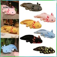 Đồ chơi Axolotl dài 17,72 ", Đồ chơi sang trọng, Trang trí nội thất, Búp bê nhồi bông Axolotl mềm cho