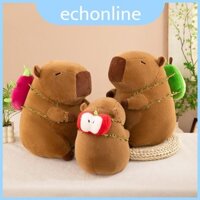 Đồ chơi ba lô Capybara sang trọng đáng yêu với trái cây và thiết kế rồng bơ đầy màu sắc Apple