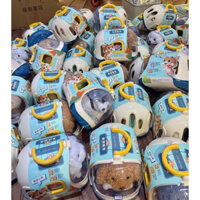 Đồ chơi ba lô lồng chó bông, biết đi, biết sủa, vẫy đuôi, chạy bằng pin đủ phụ kiện cho bé