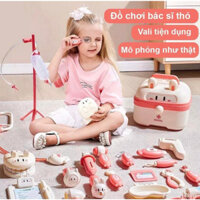 Đồ chơi bác sĩ. Bộ đồ chơi nhập vai bác sĩ thỏ khám bệnh. Đồ chơi nhà Buncun shop
