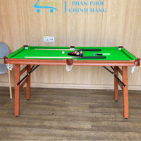 Đồ Chơi Bàn Bi-A, Bida, Bi Da Size Lớn Bằng Gỗ Chắc Chắn 140x70x80Cm Phù Hợp Với Mọi Độ Tuổi