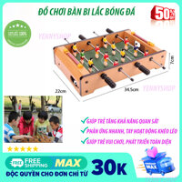 Đồ chơi bàn bi lắc cho trẻ - thiết kế gọn nhẹ  làm từ gỗ cao cấp bền bỉ  bảng ghi tỉ số tiện lợi rõ ràng  trò chơi giúp bé vận động não bộ  tập phản xạ nhanh chóng vận động thân thể - bàn bi lắc bằng gỗ mini - bộ đá banh bóng cho bé - yenny