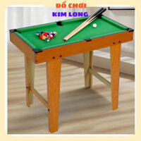 ĐỒ CHƠI BÀN BIDA BI LẮC BILLARD CHÂN CAO BẰNG GỖ CỠ LỚN CHO BÉ 27771 QUÀ TẶNG CHO BÉ Y HÌNH (Có sẵn)