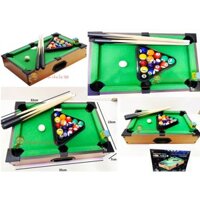 Đồ chơi bàn bida to bằng gỗ ♥ Bàn billiards snooker mini đồ chơi giải trí dành cho bé