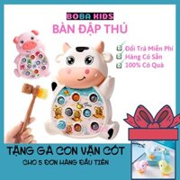 Đồ Chơi Bàn Đập Chuột có phát nhạc - kèm Búa Đệm Hơi, chất liệu Abs an toàn dành cho trẻ nhỏ từ 6 tháng đến 5 tuổi