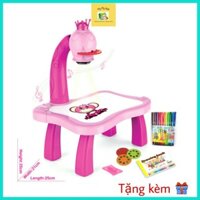 Đồ chơi bàn học thông minh cho bé học vẽ có đèn chiếu sáng kích thước 25×21×35 cm