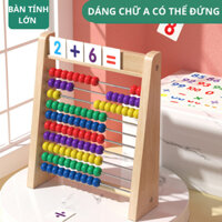 Đồ Chơi Bàn Tính Học Toán Bằng Gỗ Đồ Chơi Thông Minh Teppykids Có 100 Hạt Gỗ Kèm Thẻ Học Từ 0-100 Cho Bé Học Toán