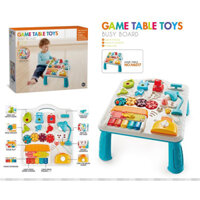 Đồ chơi Bảng bận rộn, Game Table busy board, đồ chơi giáo dục montessori có nhạc, đồ chơi giáo dục tư duy cho Bé