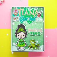 Đồ chơi bằng giấy thay đồ búp bê tocatiana học liệu bóc dán thủ công h26