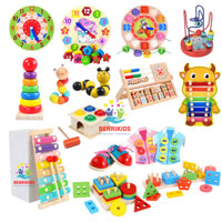 Đồ Chơi Bằng Gỗ Giáo Cụ Montessori Cho Trẻ Từ 1 Đến 3 Tuổi Phát Triển Kỹ Năng Cơ BảnĐồ Chơi Gỗ Thông MinhĐồ Chơi Trẻ Em