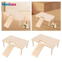 Đồ chơi bằng gỗ Hamster có thang Bàn Hamster Bộ đồ chơi gặm nhấm cho