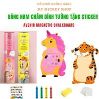 Đồ chơi Bảng nam châm dính tường Avenir Magnetic Chalkboard tặng stickers dán bảng bóc dán nhiều lần