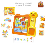 Đồ Chơi - Bảng Xếp Gạch 3D Hình Vịt Tetris - Giúp bé phát triển trí tuệ, tăng cường tư duy hình học