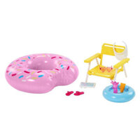 Đồ Chơi Barbie Dream House Furniture Pool Day Story