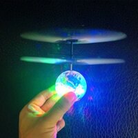 Đồ chơi bay cảm ứng cho trẻ em, máy bay điều khiển từ xa với đèn màu sắc, cảm biến cử chỉ quả cầu pha lê, bay lơ lửng, sạc lại được, chống rơi