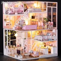 Đồ Chơi Bé Gái Trẻ Em Công Chúa Mini DIY Nhà Bếp Nhà Búp Bê Barbie Quà Tặng Sinh Nhật Bé Gái 10 Tuổi