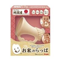 Đồ chơi bé sơ sinh 7 tháng bằng GẠO - Kích thích bé tập thổi 100% made in Japan từ People Nhật Bản KM017