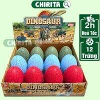 Đồ Chơi Bộ 12 Trứng Khủng Long Cho Bé - Đồ Chơi Cho Bé Trai Và Bé Gái CHIRITA