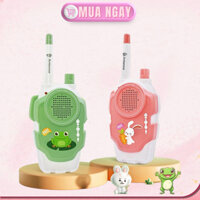 Đồ Chơi Bộ Đàm Cho Bé, Đồ chơi Bộ Đàm Trẻ Em, Đồ Chơi Bộ Đàm Combo 2 Chiếc Đa Chiều 2 Kênh Phạm Vi 300m - Burubo.Store