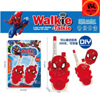Đồ chơi bộ đàm siêu nhân spiderman người nhên kèm túi quà tặng