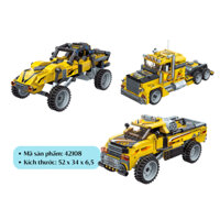 Đồ chơi - Bộ đồ chơi xếp hình mô hình xe nhà thám hiểm dũng cảm 42108 - QMAN