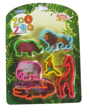 Đồ chơi bộ khuôn nặn 6 món Kiddy Clay MO-ZOO