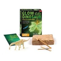 Đồ chơi Bộ Kit Khảo cổ học Khủng Long dạ Quang (Glow in the Dark Dinosaur Excavation Kit)