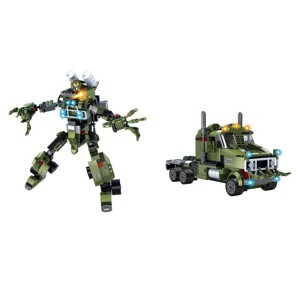 Đồ chơi bộ lắp ráp hình người và xe Ausini 25612