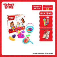 Đồ Chơi Bộ Nấu Ăn 28 TOONYKIDS - Đồ Chơi Nhà Bếp Cho Bé: Rau Củ, Trái Cây, Xúc Xích... - An Toàn - Baby Market TN130