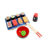 Đồ chơi - Bộ sushi gỗ nhập vai, Trò chơi nhà bếp nhập vai LF0037 - LEO & FRIENDS