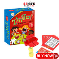 Đồ chơi board game Zingo Bingo trò chơi lotto lô tô bản cao cấp hộp to nhựa ABS vui nhộn B4KIDS